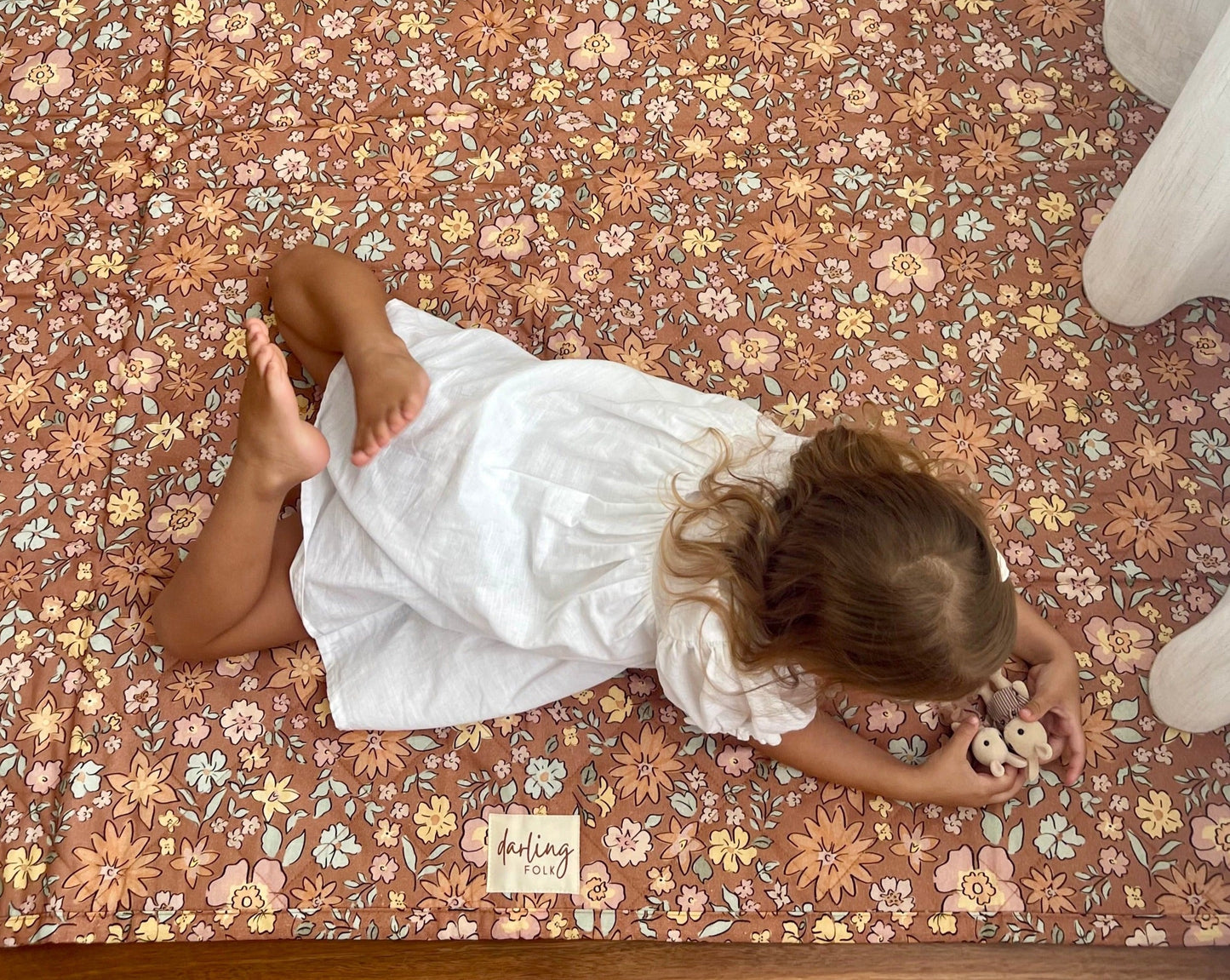 Hazel Waterproof Reversible Mat Cinnamon - Classic