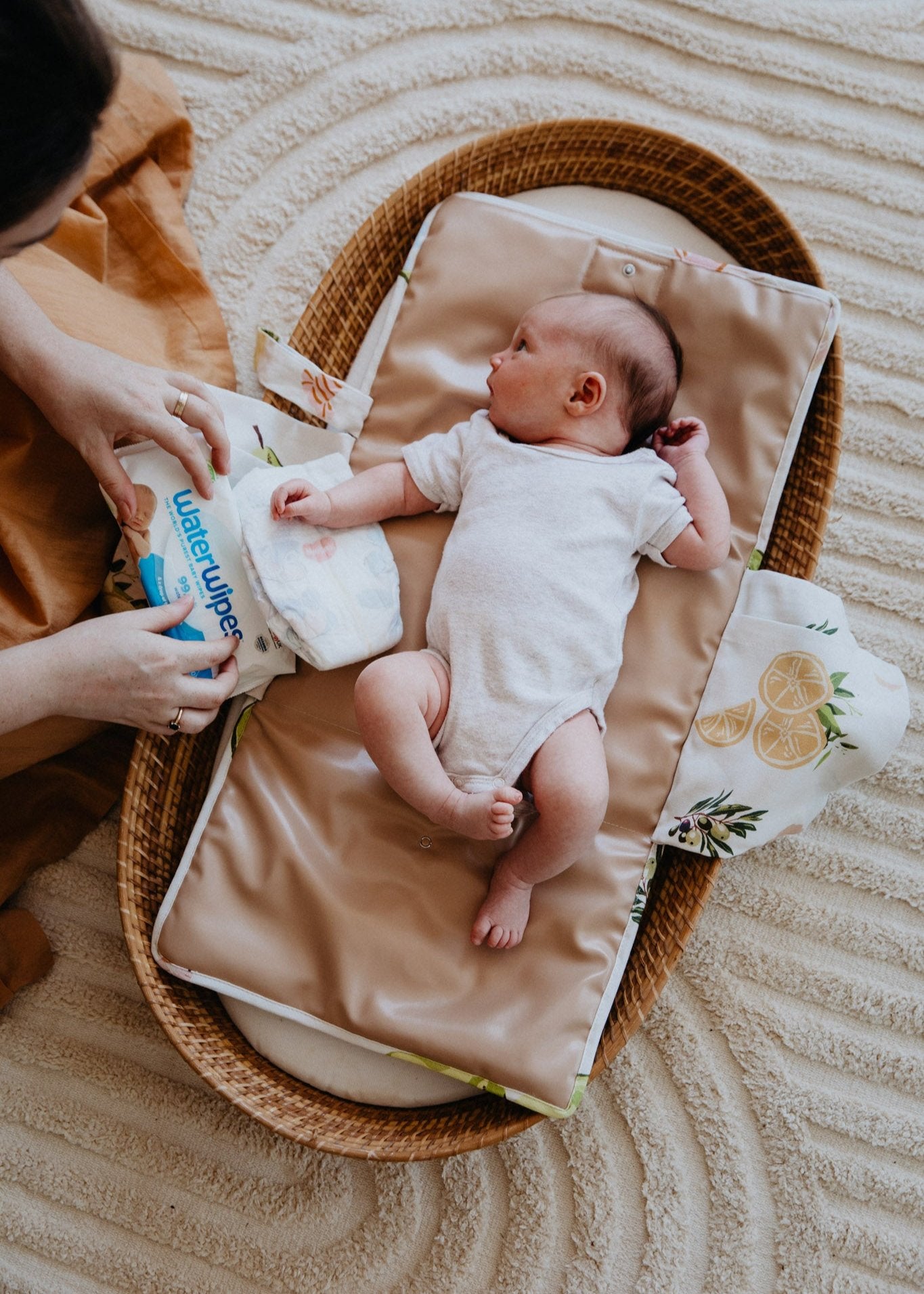 Linen Blend Change Mat - Luca