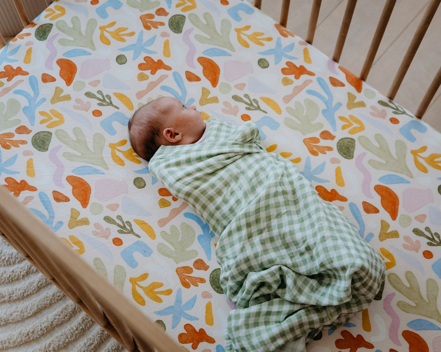 Arlo Jersey Cotton Cot Sheet
