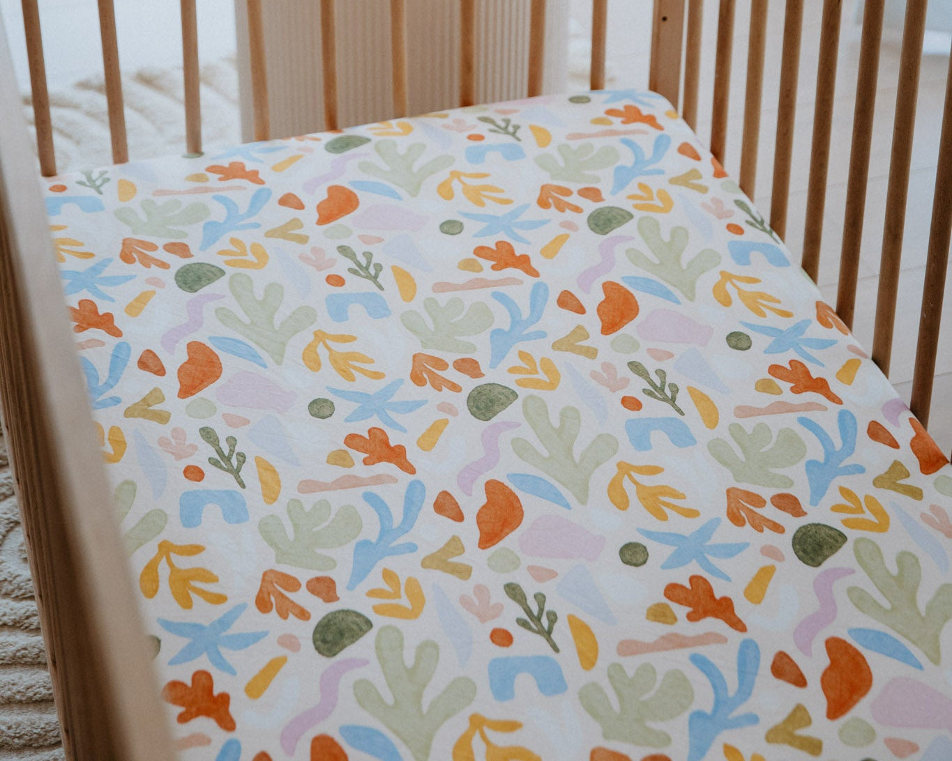 Arlo Jersey Cotton Cot Sheet