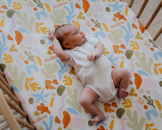 Arlo Jersey Cotton Cot Sheet