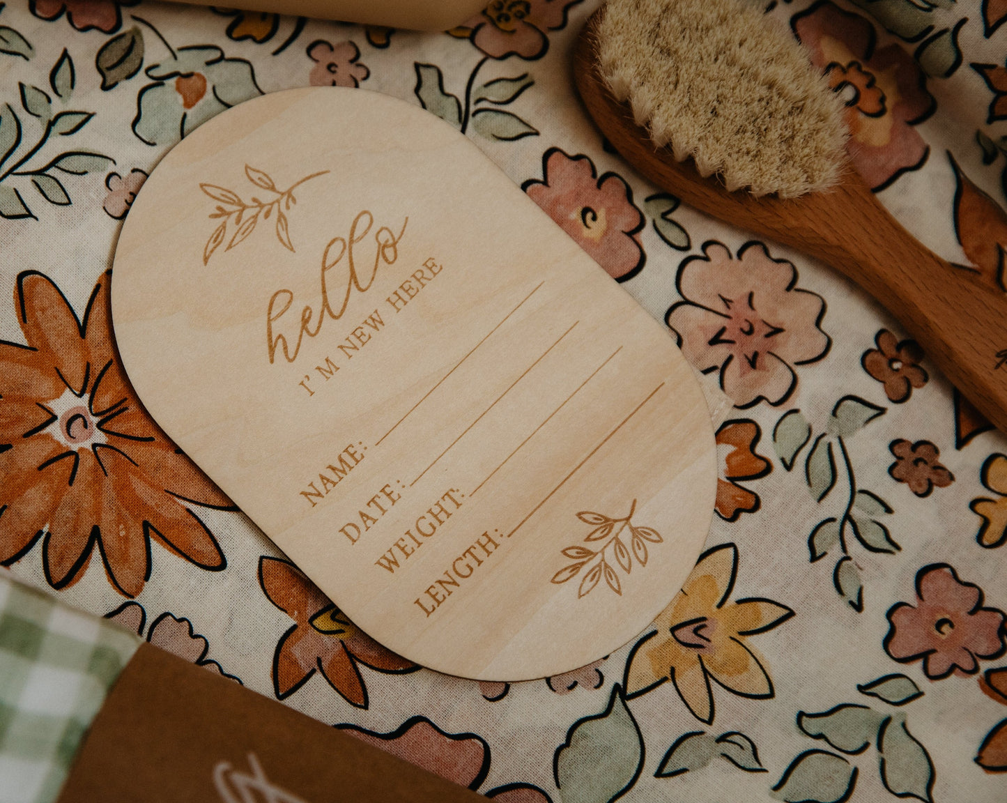 Birth Announcement Plaque