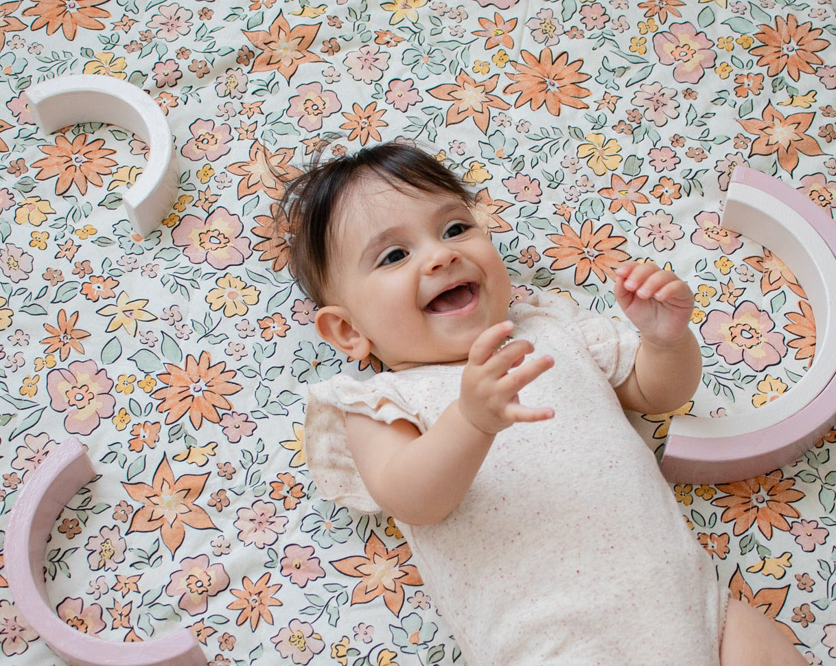 Hazel Waterproof Reversible Mat Vanilla - Classic