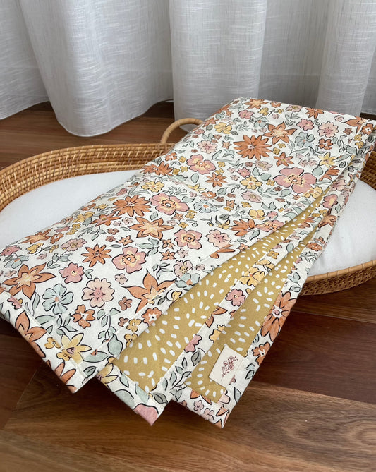 Hazel Waterproof Reversible Mat Vanilla - Small