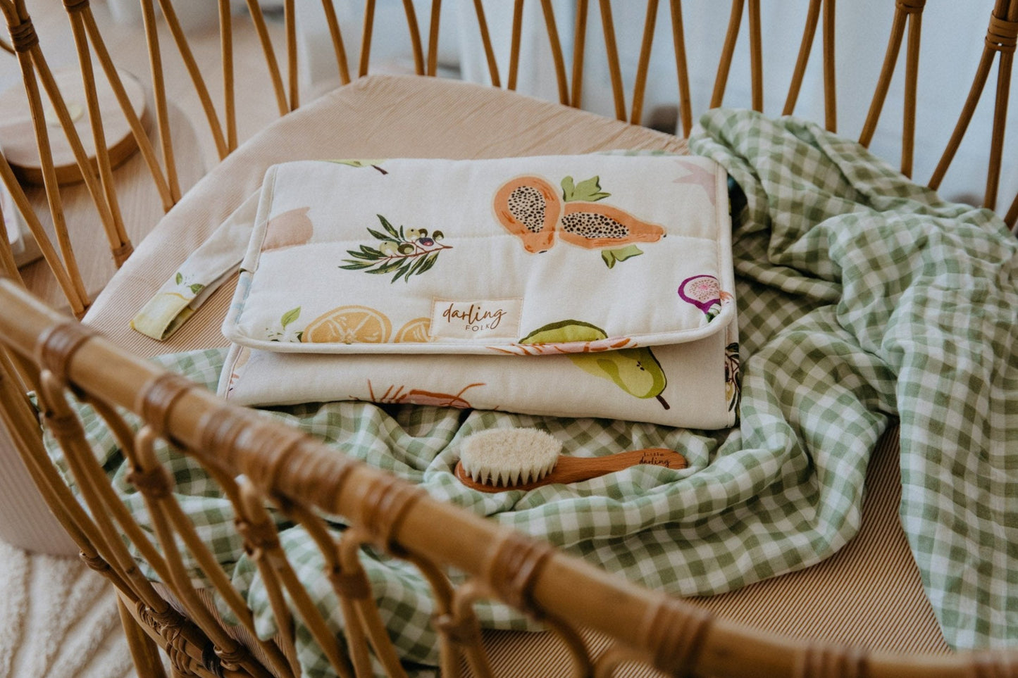 Linen Blend Change Mat - Luca