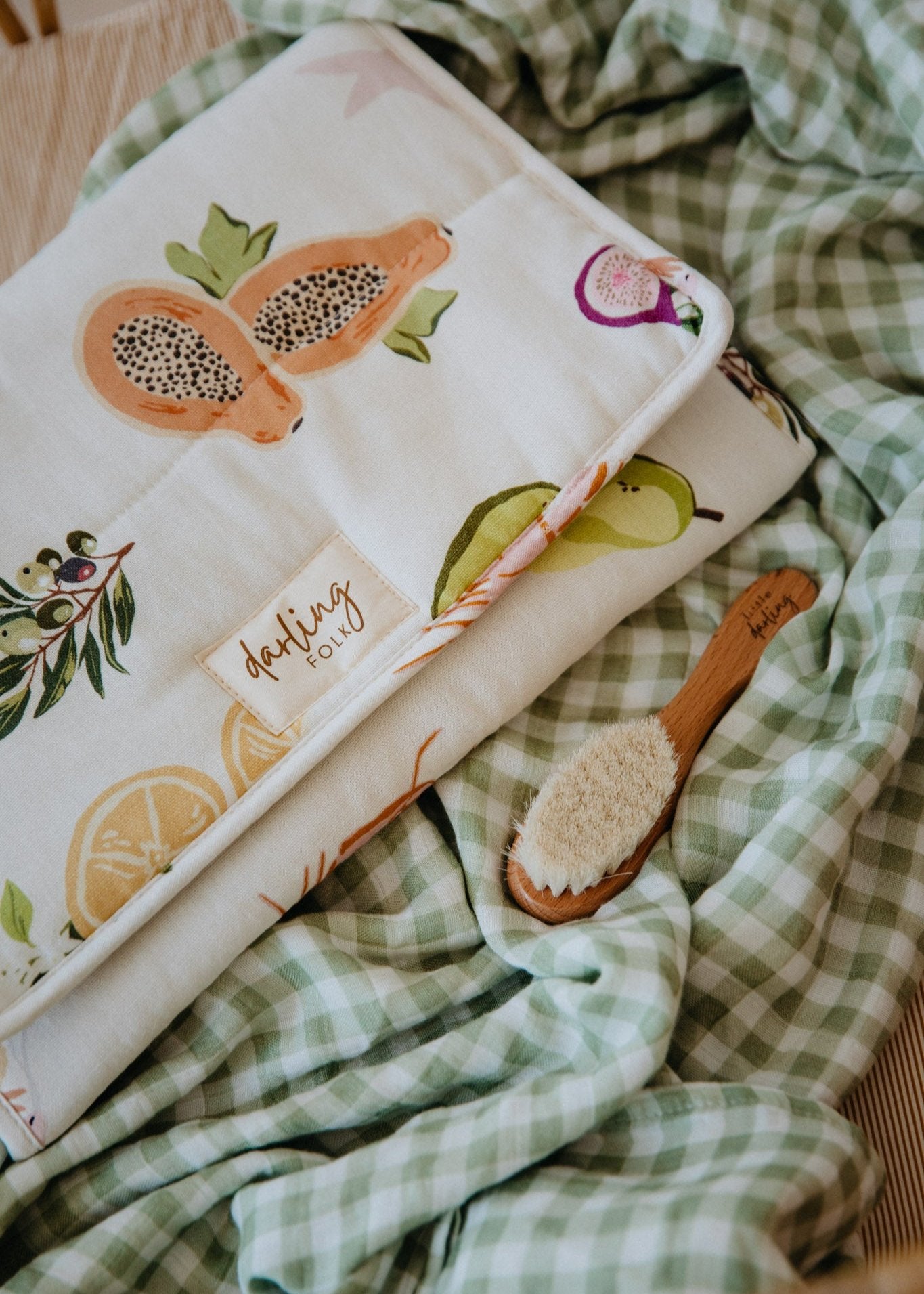 Linen Blend Change Mat - Luca