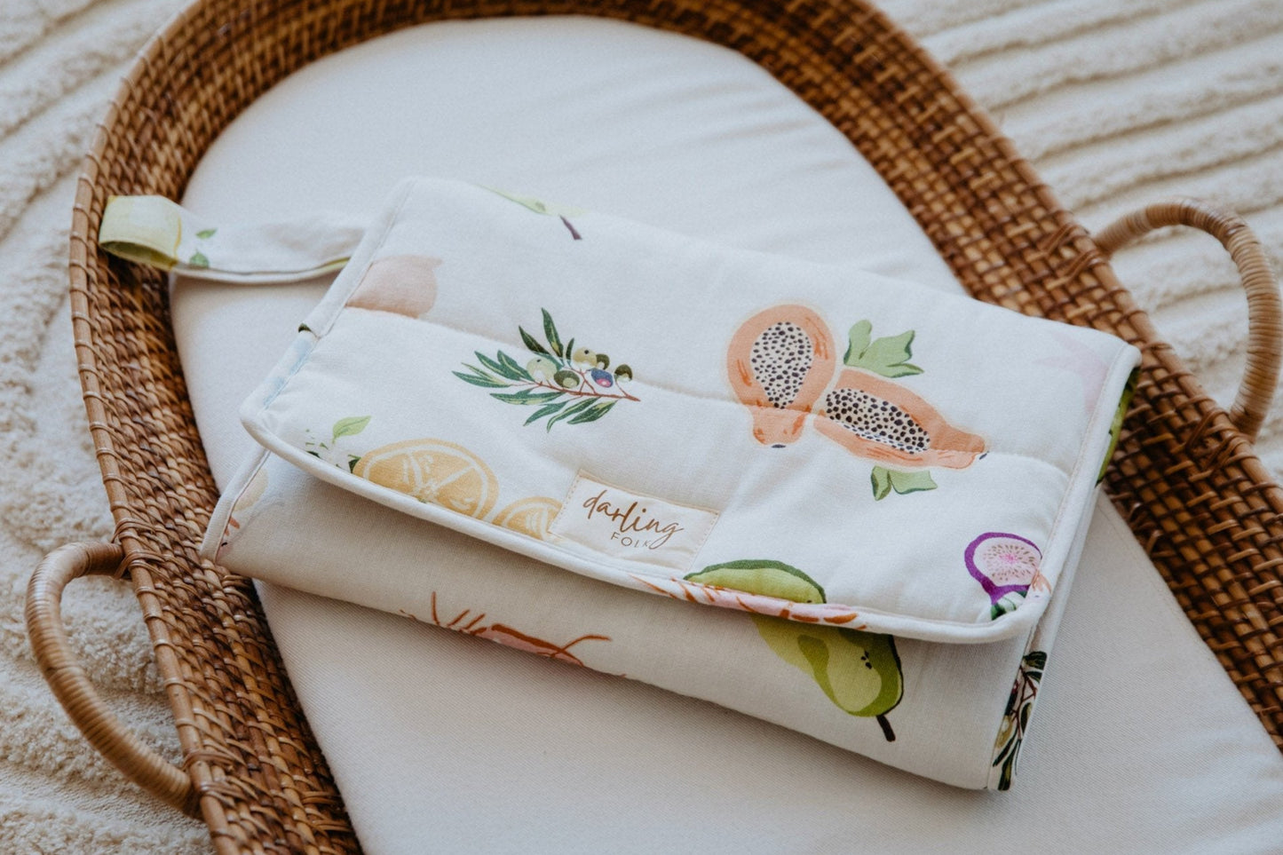 Linen Blend Change Mat - Luca